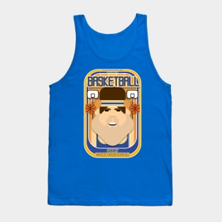 Basketball Blue Gold - Court Dunkdribbler - Bob version Tank Top